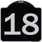 Signmission Designer Series Sign-Sign W/ Number Heavy-Gauge Aluminum Sign, 18" x 18", BS-1818-22904 A-DES-BS-1818-22904 - alternate 1